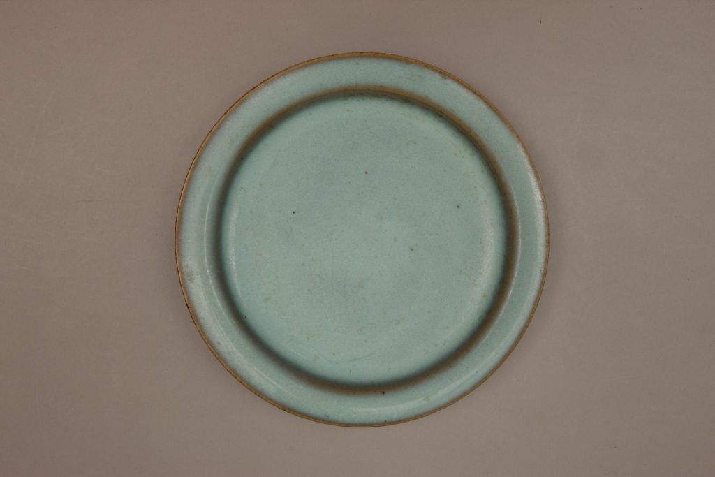 图片[2]-Jun Kiln Sky Blue Glaze Folding Plate-China Archive